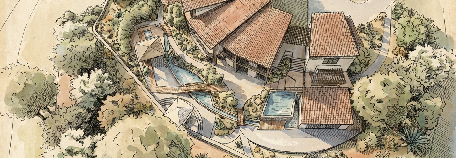 Spatial vision - Pauma Valley residence